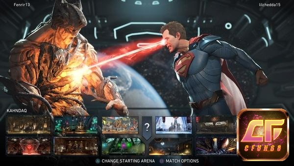 Trò chơi xoay quanh cuộc chiến giữa những anh hùng trong vũ trụ DC