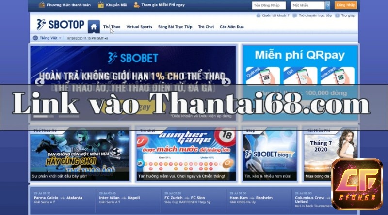 Than tai 68.com – Link truy cập web cược Sbobet nhanh chóng