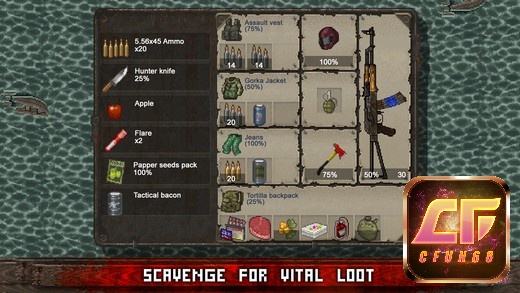 Một số vật phẩm xuất hiện trong game