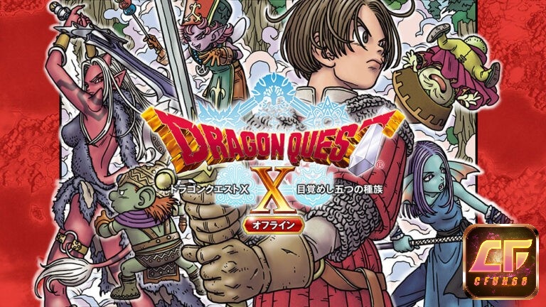 Game Dragon Quest X được phát hành lần đầu tại Nhật Bản năm 2012
