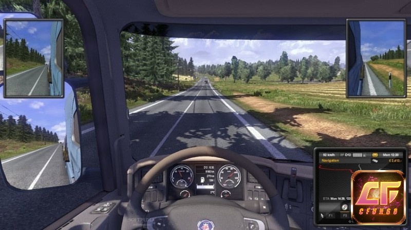 Đồ họa chân thật, tỉ mỉ của Game Euro Truck Simulator 2