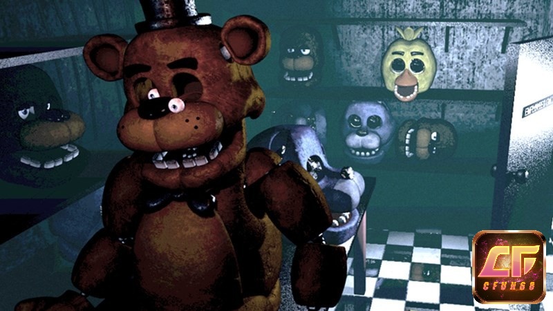 Đồ họa game Five Nights at Freddy's gợi lên những cảm xúc kinh dị