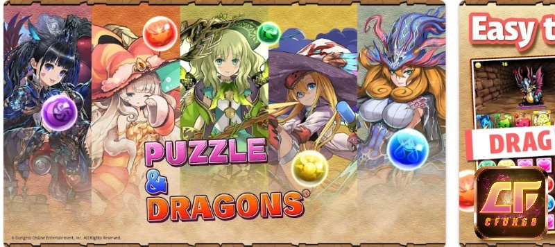 Giới thiệu mô tả game Puzzle & Dragons