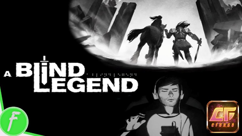 Game A Blind Legend sử dụng hình ảnh màn hình đen đặc biệt để tạo ra môi trường và các nhân vật