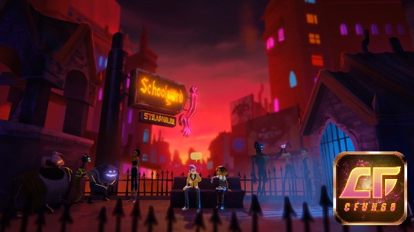 Cốt truyện của game Afterparty xoay quanh Milo và Lola vô tình qua đời và sau đó bị kẹt tại Địa Ngục
