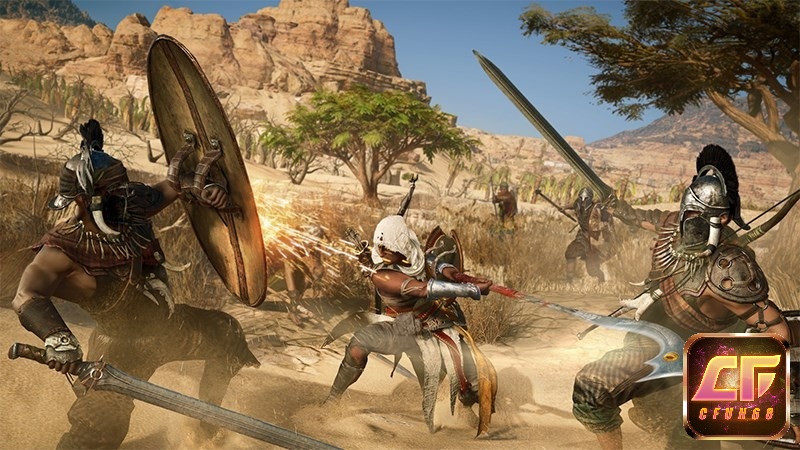 Assassin's Creed Origins mang đến một loạt vũ khí đa dạng cho người chơi