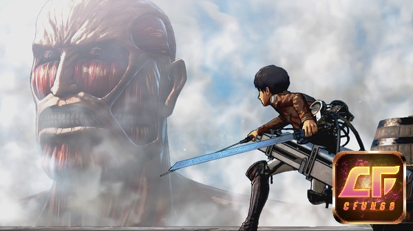 Cốt truyện của game Attack on Titan dựa trên cuộc chiến chống lại các Titan khổng lồ