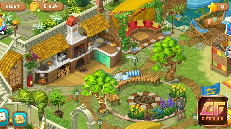 Cốt truyện của game Gardenscapes xoay quanh một nhân vật tên là Austin