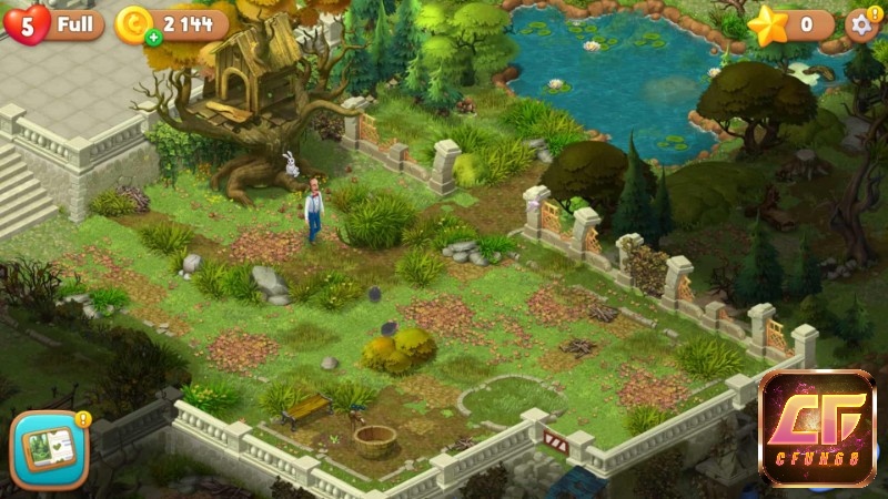Các trang bị sẽ giúp bạn xây dựng lại khu vườn của mình trong Gardenscapes