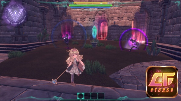 Nhân vật chính trong game là cô bé phù thủy Nobeta