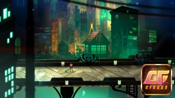 Cốt truyện của game Transistor xoay quanh hành trình chiến đấu của nhân vật Red
