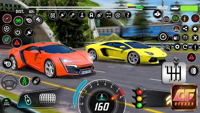 Drag Racing là một game đu xe điện thoại thú vị